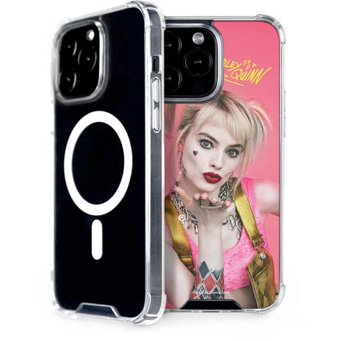 DC Comics Harley Quinn Blowing Kisses iPhone Cases