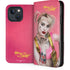DC Comics Harley Quinn Blowing Kisses iPhone 15 Folio Case