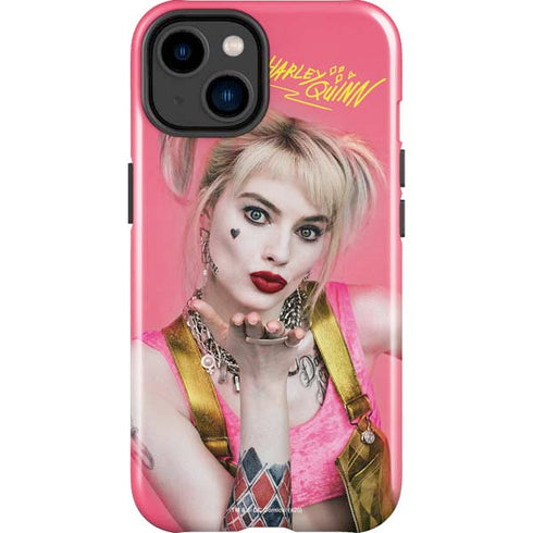 DC Comics Harley Quinn Blowing Kisses iPhone 15 Impact Case