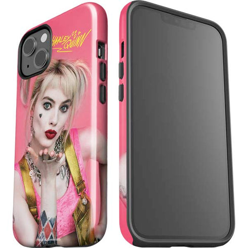 DC Comics Harley Quinn Blowing Kisses iPhone 15 Impact Case