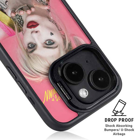 DC Comics Harley Quinn Blowing Kisses iPhone 15 Kickstand Case