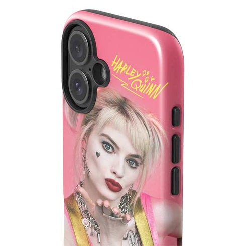 DC Comics Harley Quinn Blowing Kisses iPhone 16 Impact Case