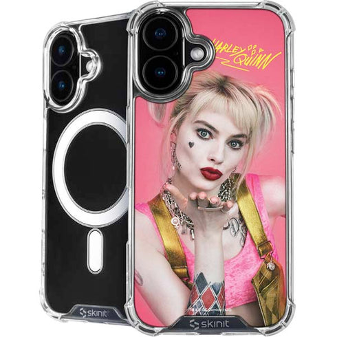 DC Comics Harley Quinn Blowing Kisses iPhone 16 MagSafe Case