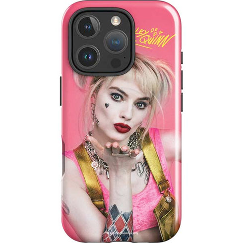 DC Comics Harley Quinn Blowing Kisses iPhone 16 Pro Magsafe Impact Case
