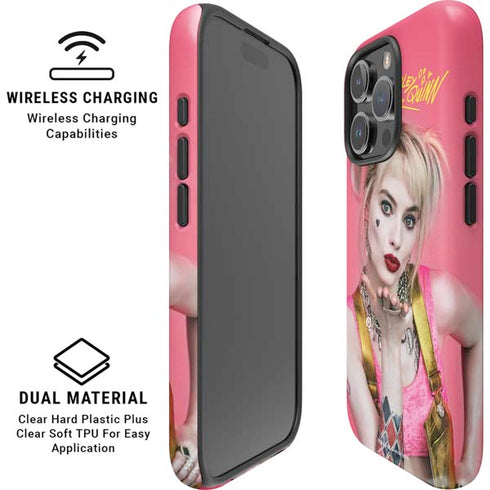 DC Comics Harley Quinn Blowing Kisses iPhone 16 Pro Magsafe Impact Case