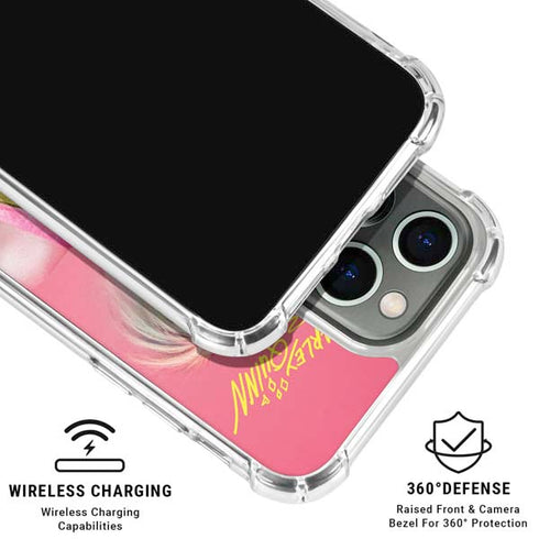 DC Comics Harley Quinn Blowing Kisses iPhone 16 Pro Max Clear Case