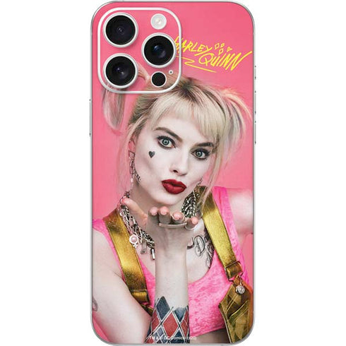 DC Comics Harley Quinn Blowing Kisses iPhone 16 Pro Max Skin