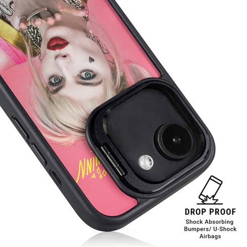 DC Comics Harley Quinn Blowing Kisses iPhone 16e Kickstand Case