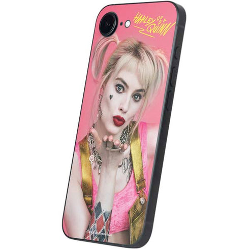 DC Comics Harley Quinn Blowing Kisses iPhone 16e Skin