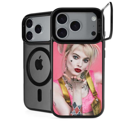 DC Comics Harley Quinn Blowing Kisses iPhone 18 Pro Kickstand Case
