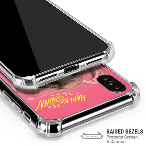 DC Comics Harley Quinn Blowing Kisses iPhone X/XS Clear Case