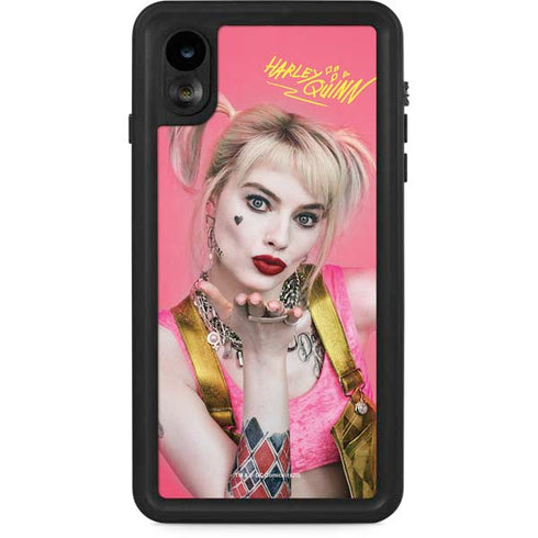 DC Comics Harley Quinn Blowing Kisses iPhone Cases