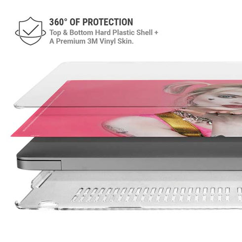 DC Comics Harley Quinn Blowing Kisses MacBook Pro 14in (2021-24) Case plus Skin