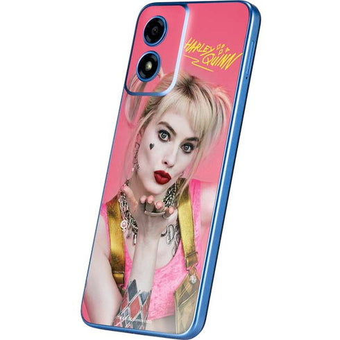 DC Comics Harley Quinn Blowing Kisses Moto G Play 4G (2024) Skin