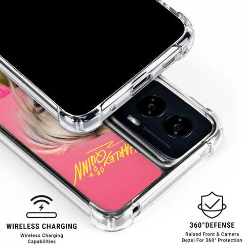 DC Comics Harley Quinn Blowing Kisses Moto G Power 5G (2024) Clear Case
