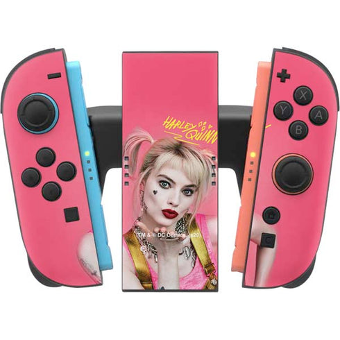 DC Comics Harley Quinn Blowing Kisses Nintendo Switch 2 (2025) Joy-Con Controller Skin