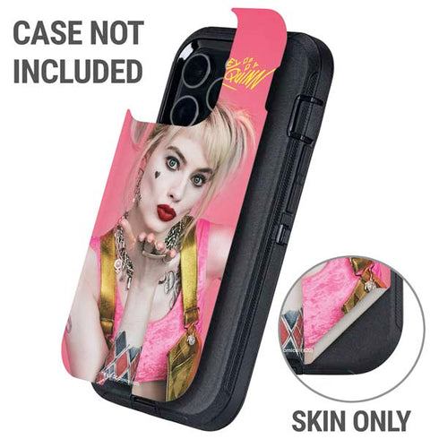 DC Comics Harley Quinn Blowing Kisses Otterbox Defender iPhone Skin