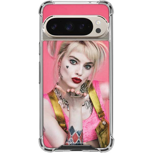 DC Comics Harley Quinn Blowing Kisses Pixel 9/9 Pro Clear Case