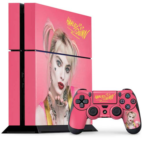 DC Comics Harley Quinn Blowing Kisses PlayStation PS4 Skins