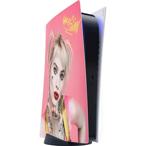 DC Comics Harley Quinn Blowing Kisses PlayStation PS5 Skins