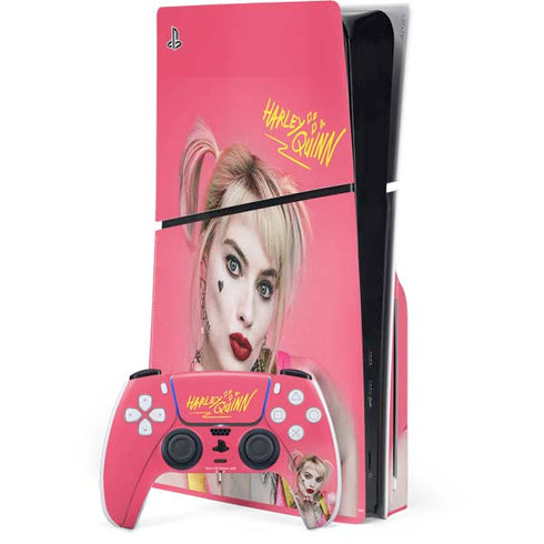 DC Comics Harley Quinn Blowing Kisses PlayStation PS5 Skins
