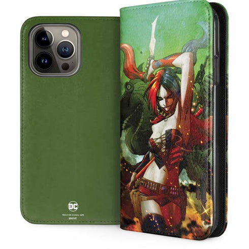 DC Comics Harley Quinn Suicide Squad Vol 1 Cover New 52 iPhone 15 Pro Max Folio Case