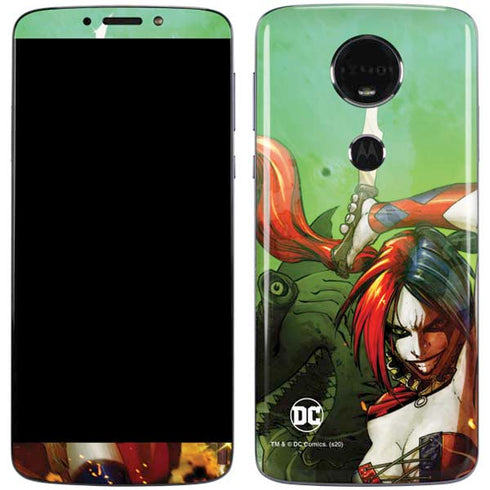 DC Comics Harley Quinn Suicide Squad Vol 1 Cover New 52 Moto E5 Plus Skin