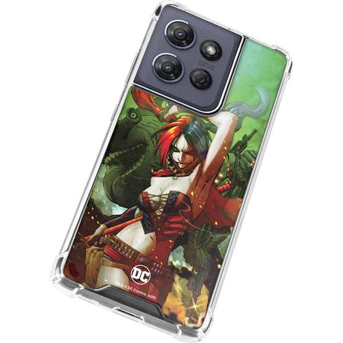 DC Comics Harley Quinn Suicide Squad Vol 1 Cover New 52 Moto G Play 5G (2025) Clear Case