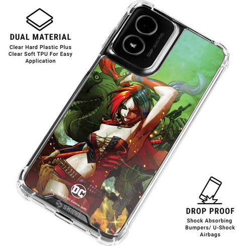 DC Comics Harley Quinn Suicide Squad Vol 1 Cover New 52 Moto G Power 5G (2024) Clear Case