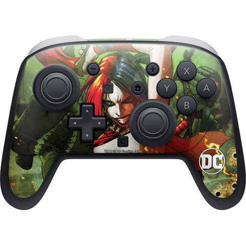 DC Comics Harley Quinn Suicide Squad Vol 1 Cover New 52 Nintendo Switch 2 (2025) Pro Controller Skin
