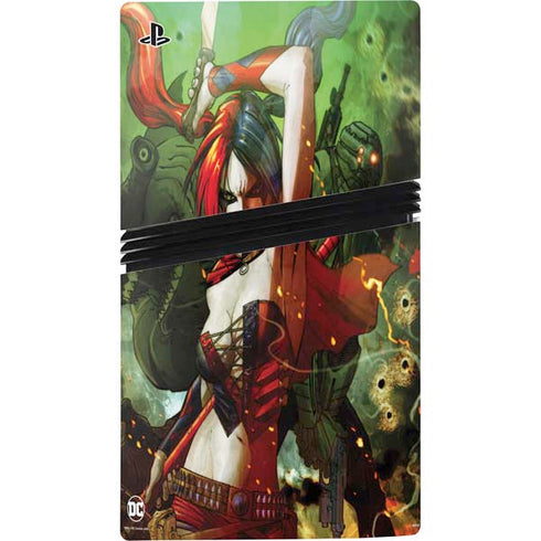 DC Comics Harley Quinn Suicide Squad Vol 1 Cover New 52 PS5 Pro Console Skin