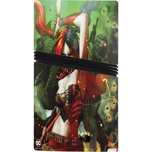 DC Comics Harley Quinn Suicide Squad Vol 1 Cover New 52 PS5 Pro Console Skin
