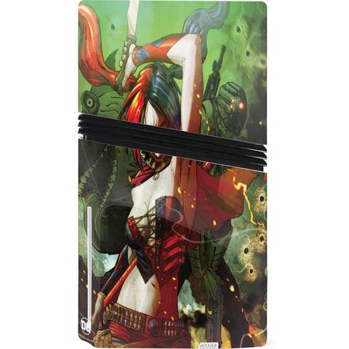 DC Comics Harley Quinn Suicide Squad Vol 1 Cover New 52 PS5 Pro Disk Console Skin