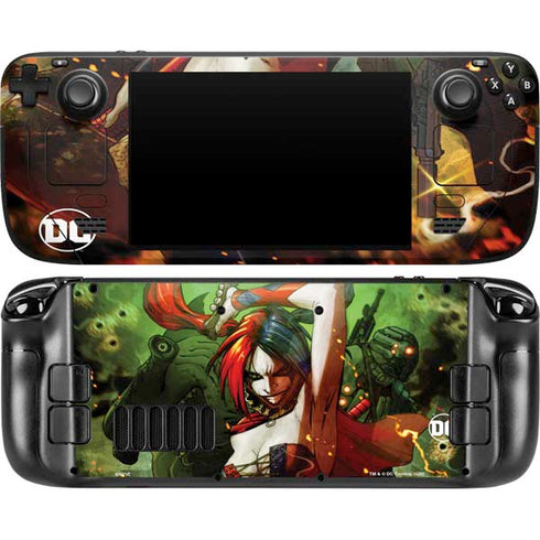 DC Comics Harley Quinn Suicide Squad Vol 1 Cover New 52 Steam Deck Handheld Gaming Computer OLED Skin