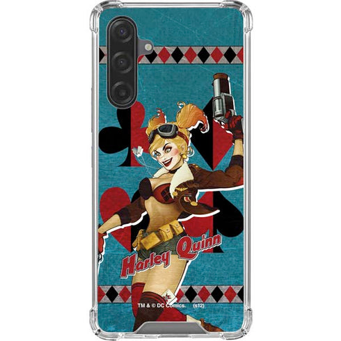 DC Comics Bombshells Harley Quinn Galaxy A17 Clear Case