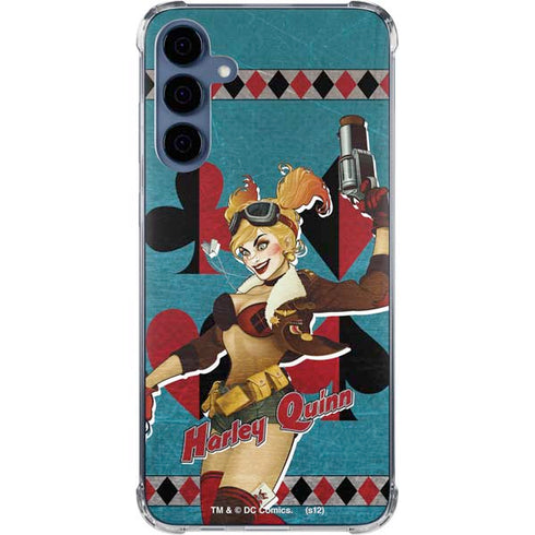 DC Comics Bombshells Harley Quinn Galaxy A35 5G Clear Case