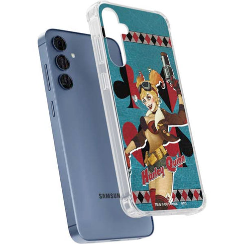DC Comics Bombshells Harley Quinn Galaxy A35 5G Clear Case