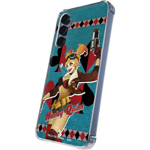 DC Comics Bombshells Harley Quinn Galaxy A55 5G Clear Case