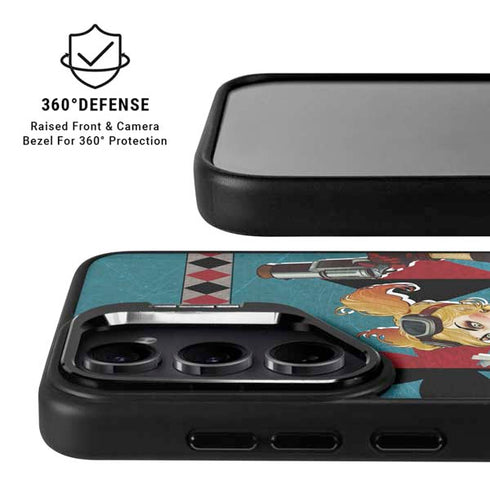 DC Comics Bombshells Harley Quinn Galaxy S25 Kickstand Case