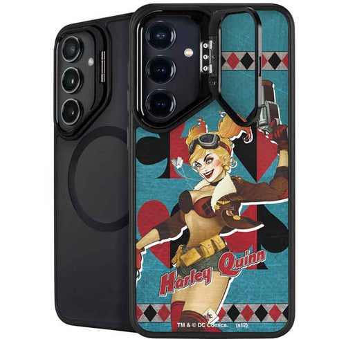 DC Comics Bombshells Harley Quinn Galaxy S24 Plus Kickstand Case