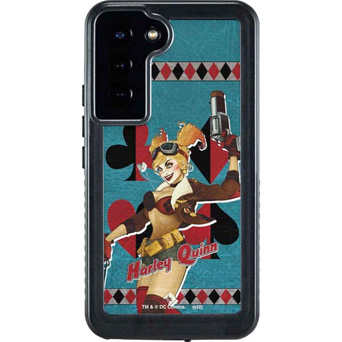 DC Comics Bombshells Harley Quinn Galaxy S24 Plus Waterproof Case