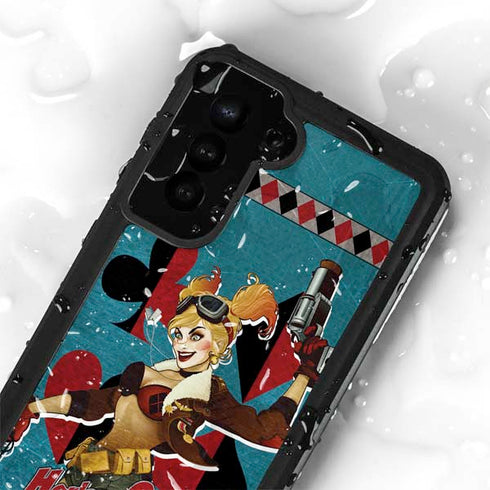 DC Comics Bombshells Harley Quinn Galaxy S24 Plus Waterproof Case