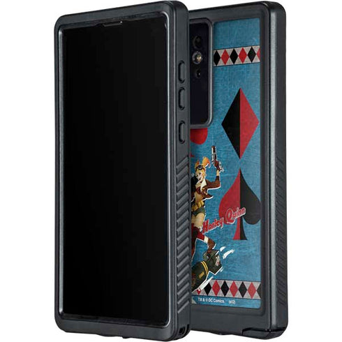 DC Comics Bombshells Harley Quinn Galaxy S24 Ultra Waterproof Case