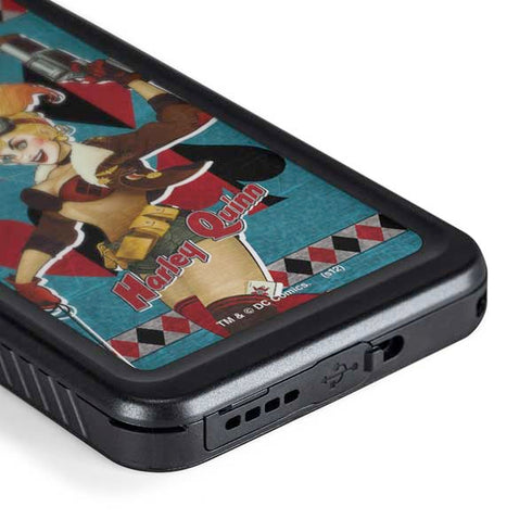 DC Comics Bombshells Harley Quinn Galaxy S24 Waterproof Case
