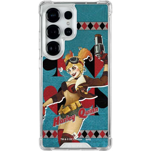 DC Comics Bombshells Harley Quinn Galaxy S25 Ultra Clear Case