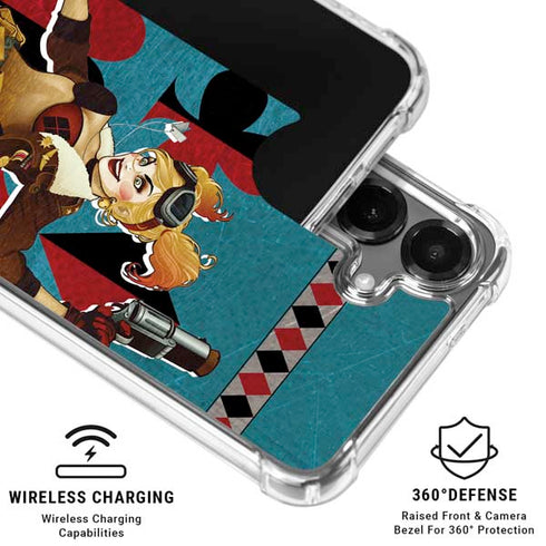 DC Comics Bombshells Harley Quinn Galaxy S26 Clear Case