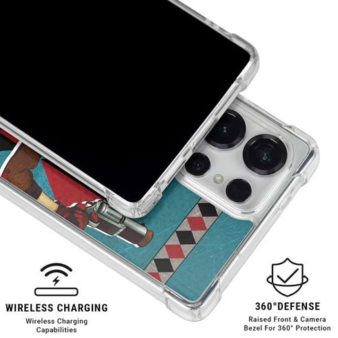 DC Comics Bombshells Harley Quinn Galaxy S26 Ultra Clear Case