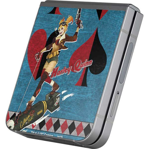 DC Comics Bombshells Harley Quinn Galaxy Z Flip6 Skin