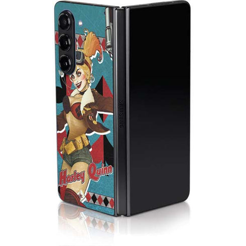 DC Comics Bombshells Harley Quinn Galaxy Z Fold5 5G Skin