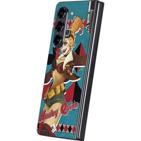 DC Comics Bombshells Harley Quinn Galaxy Z Fold5 5G Skin